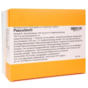 Soluție injectabilă Vitamina C - Pascorbin - informații